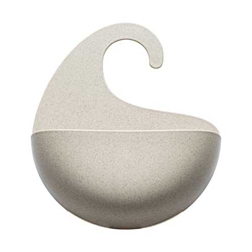 Koziol Surf Hanging Bathroom Utensil 21,6 x 6,5 cm, H 25,3 cm – Desert Sand im Sale