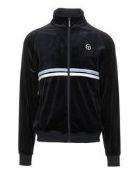 Thumbnail for Sergio Tacchini Trainingsjacke Dallas 024 Velour Tracktop schwarz (blau) im Sale