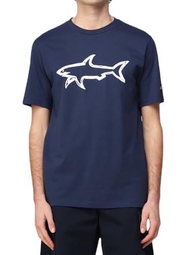 PAUL&SHARK Men''S Knitted T-Shirt C.W. Cotton im Sale