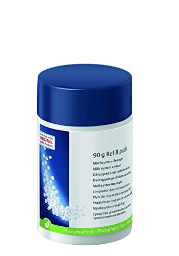 JURA original - Mini-Tabs zur Milchsystem-Reinigung für 30 Reinigungen - TÜV-zertifizierte Hygiene - 90 g Nachfüllflasche - 24157