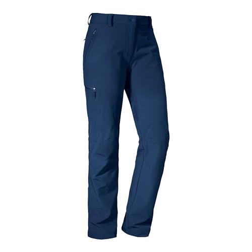 Schöffel Damen Pants Ascona, leichte und komfortable Wanderhose für Frauen, vielseitige Outdoor Hose mit optimaler Passform und praktischen Taschen, dress blues, 34 im Sale