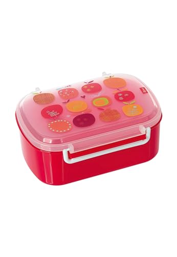 SIGIKID 24738 Brotzeitbox Apfelherz Lunchbox BPA-frei Mädchen Lunchbox empfohlen ab 2 Jahren rot im Sale