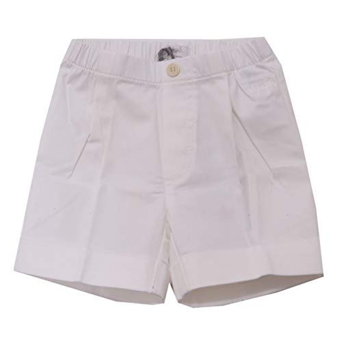 Il Gufo 1361AD Bermuda Bimbo Boy Cotton White Shorts Kids [9 Months] im Sale