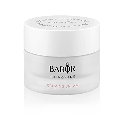 BABOR SKINOVAGE Calming Cream, Gesichtscreme für empfindliche Haut, Feuchtigkeitspflege ohne Farb- oder Duftstoffe, Vegane Formel, 50 ml im Sale