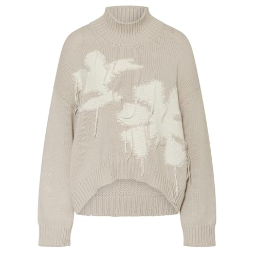 Dondup Pullover Dolcevita mit Wolle 36 Beige im Sale