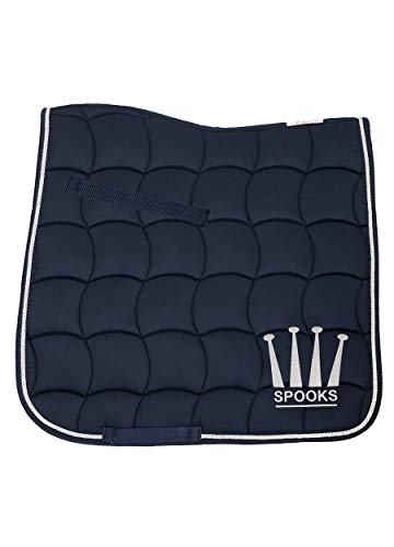 SPOOKS Dressage Pad Crown - DE (Farbe: navy/silver; im Sale