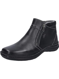 Thumbnail for Josef Seibel Herren Ankle Boots New Anvers 04,Weite K (Extra weit),Wechselfußbett,reißverschluss,Stiefel,Booties,schwarz,43 EU im Sale