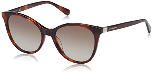 LONGCHAMP Damen LO688S Sonnenbrille, HAVANA, 54