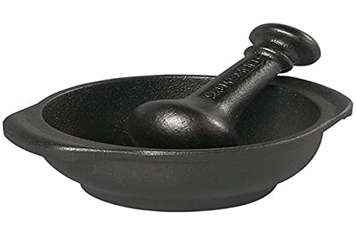 SKEPPSHULT Mörser und Stössel, Cast Iron, Schwarz, Grau, Diameter: 11 cm