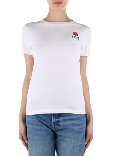 Kenzo Damen T-Shirt boke Flower White S im Sale