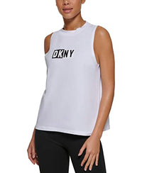 Thumbnail for DKNY Women's Logo Tank Top Shirt, Black, X-Klein im Sale