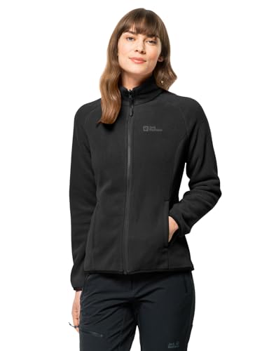 Jack Wolfskin Damen Moonrise Fz W Fleece Jacke, Schwarz, EU im Sale