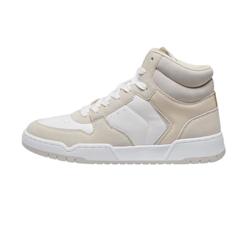 ONLY Damen Schuhe High Top Sneakers ONLSwift knöchelhoch 15304414 Beige/White 39 im Sale