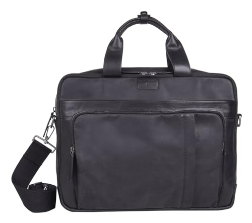 Strellson - brick lane charles briefbag mhz Schwarz im Sale