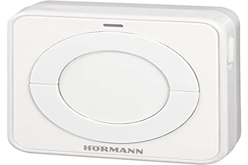 Hörmann 4511652 Wandtaster/Funk – Innentaster FIT 2-1 BS ~ für 2 Funktionen, Anschlussmöglichkeit von max. 2 Bedienelementen über Kabel, z.B. Schlüsseltaster ~ Maße: 8 x 8 x 4,5 cm