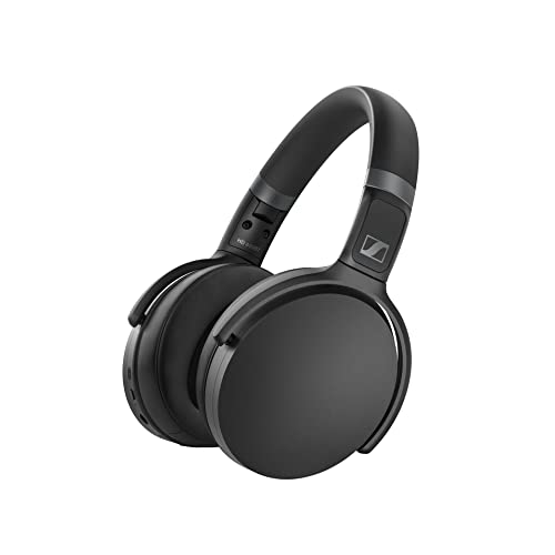 Sennheiser HD 450BT Kabellose Kopfhörer mit aktiver Geräuschunterdrückung, Sprachsteuerung und langer Batterielebensdauer, schwarz im Sale