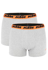 Thumbnail for KTM by Freegun Boxershorts für Herren Unterwäsche Pant Men´s Boxer 2 er Pack, Farbe:Light Grey2, Bekleidungsgröße: im Sale