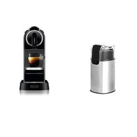 Thumbnail for Nespresso De'Longhi EN167.B Citiz Kaffeekapselmaschine, mit Hochdruckpumpe, 1260W, 1liter,37.4 x 11.9 x 25.5 cm, Schwarz & Amazon Basics – Elektrische Kaffeemühle, Edelstahl