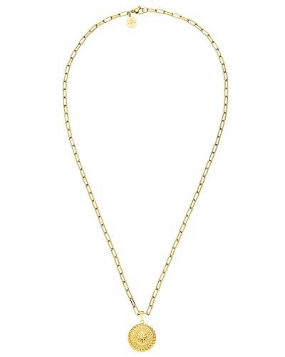 PURELEI Waina Kette Damen (Gold) – Halskette Damen aus langlebigem Edelstahl – Wasserfeste Kette – 50-55 cm Länge verstellbar – Halskette für deinen individuellen Look im Sale