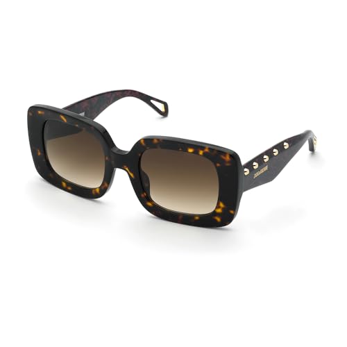 Zadig & Voltaire Damen Szv423 Sonnenbrille, Braun/Gelb (Shiny Brown/Yellow Havana), 51/22/140 im Sale