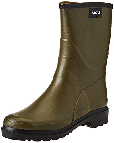 Aigle Herren Bison Gummistiefel, Verde Kaki, 46 EU im Sale