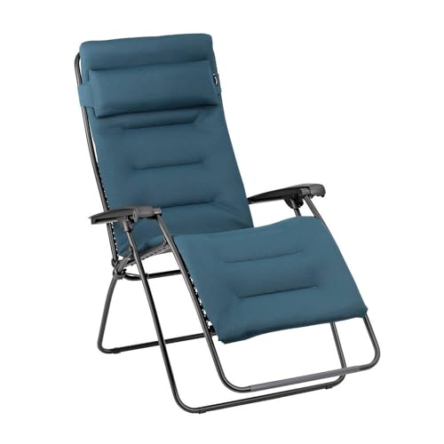 Lafuma Gepolsterter Relax-Sessel mit Null-Schwerkraft – Rsx Clip XL Aircomfort® Coral Blue im Sale