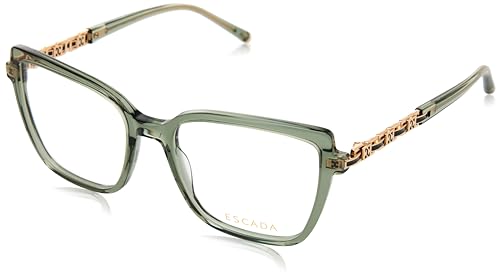 Escada Damen Eyeglass Frame Vese06 Shiny Transp.Green 54/18/140 Sonnenbrille, Glänzend Transp.grün im Sale