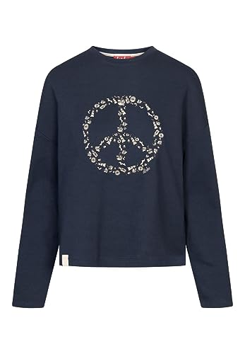 derbe - Damen Sweatshirt - Peace - Navy - im Sale