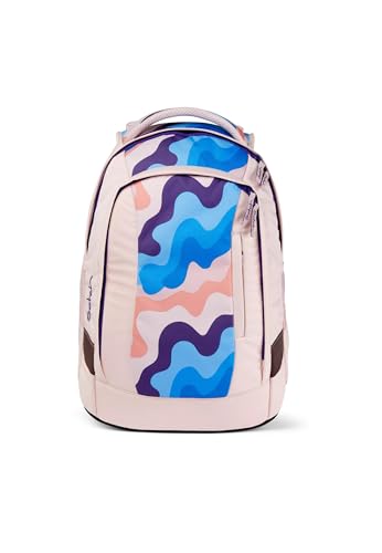 satch Sleek Schulrucksack ergonomisch, 24 Liter, extra schlank Candy Clouds - Rosa