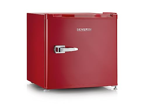 SEVERIN Retro Mini Kühl-/Gefrierbox (31 l), Gefrierschrank klein, Minikühlschrank mit flexibler Temperaturregelung, Tischkühlschrank, rot, GB 8881 im Sale