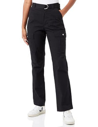 Thumbnail for DKNY Women's Belted Cargo Pants, Pristine, 8 im Sale