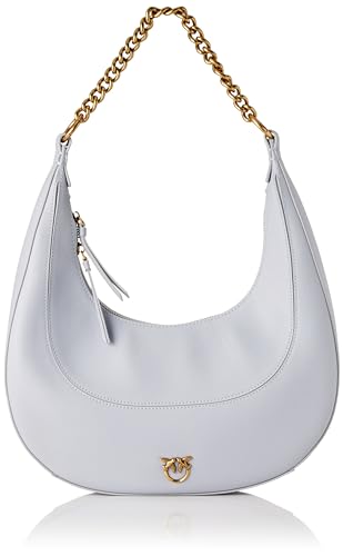 Pinko Damen BRIOCHE HOBO Classic Vitello M, I30Q_Grigio PINGUINO-Antique Gold im Sale