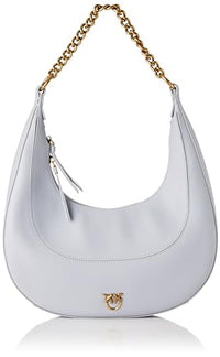 Thumbnail for Pinko Damen BRIOCHE HOBO Classic Vitello M, I30Q_Grigio PINGUINO-Antique Gold im Sale