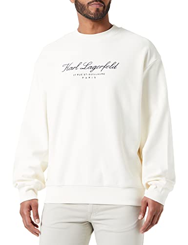 KARL LAGERFELD Herren Hotel Karl Sweatshirt Schwarz im Sale