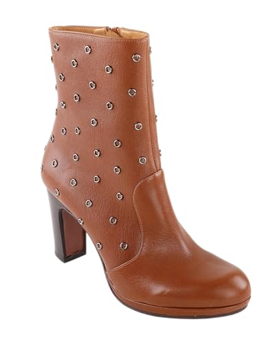 Chie Mihara Damen Coin CUER Mid Calf Boot, Cuero, 37 EU im Sale