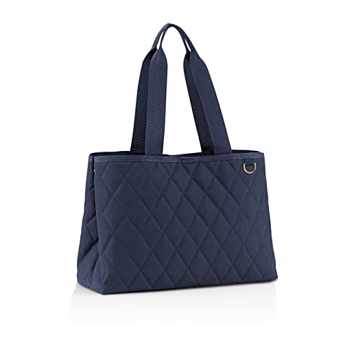 reisenthel classic shopper rhombus midnight gold – Geräumige Shopping Bag und edle Handtasche in einem – Aus wasserabweisendem Material im Sale