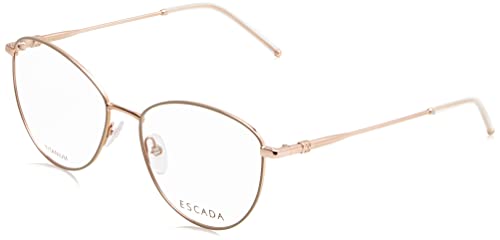 Escada Damen Vesc63 Sonnenbrille, Glänzendes Kupfer mit farbigen Teilen, 52 im Sale