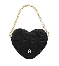 Thumbnail for Aigner Schultertasche/Pouch Heart, Schwarz im Sale