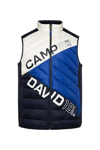 Thumbnail for Camp David Herren Steppweste mit Colour-Blocking Kitt 4Xl im Sale