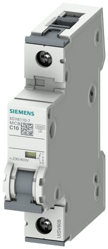 Siemens 5SY61107 Leitungsschutzschalter 6kA C10 1P in 1TE 230/400V, MCB, Sicherungsautomat im Sale