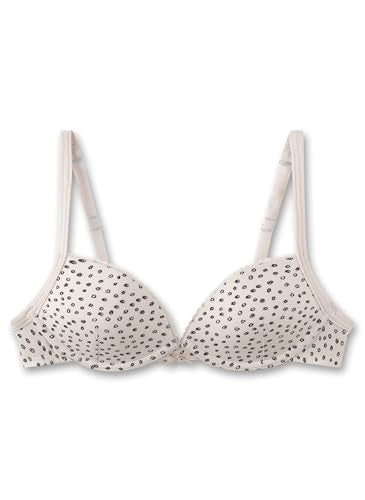 Sanetta Mädchen Softcup-Bra Beige | Bequemer und angenehmer BH ohne Bügel für Mädchen aus Baumwoll-Mix. Mädchen BH 70AA im Sale