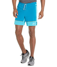 Thumbnail for BROOKS 211454431 High Point 7 2-in-1 Short Shorts Herren Hyper Blue/Mist/Pacific Größe 40 im Sale