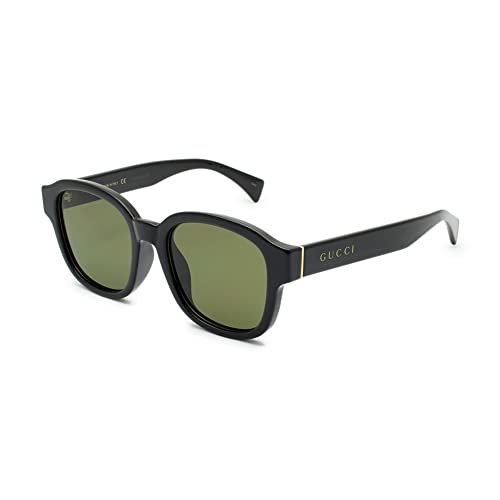 Gucci Herren Gg1140sk Sonnenbrille, Schwarz/Schwarz/Grün, 54 im Sale