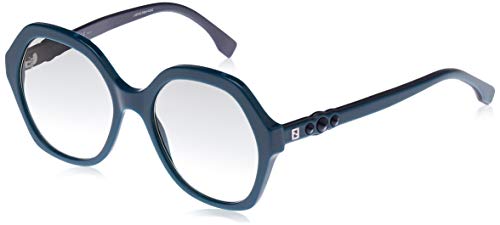 Fendi Sonnenbrille FF 0270/S ZI9/9O Groß Sonnenbrille 56, Blau im Sale