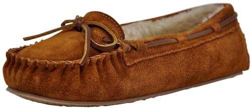 Minnetonka Damen Cally Slipper, Braun, im Sale