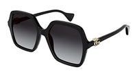 Thumbnail for GUCCI Womens GG1072S Sunglasses, Black-Black-Grey, 56 im Sale