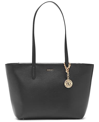 Dkny Damen Bryant Md Shop Tote, Black Gold, Einheitsgröße im Sale