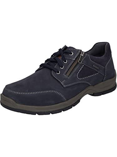 Josef Seibel Herren Low-Top Sneaker Lenny 54,Weite K (Extra weit),Wechselfußbett,wasserdicht,Sportschuhe,Blau (Indigo-Kombi),44 EU im Sale