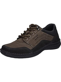 Thumbnail for Josef Seibel Herren Low-Top Sneaker Anvers 98,Weite K (Extra weit),Wechselfußbett,Sportschuhe,Freizeitschuhe,Grau (Asphalt-Kombi),41 EU im Sale