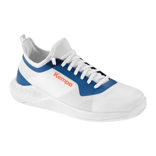 Kempa Unisex Kinder Kourtfly Jr Sport-Schuhe, Weiß Blau, 35 EU im Sale